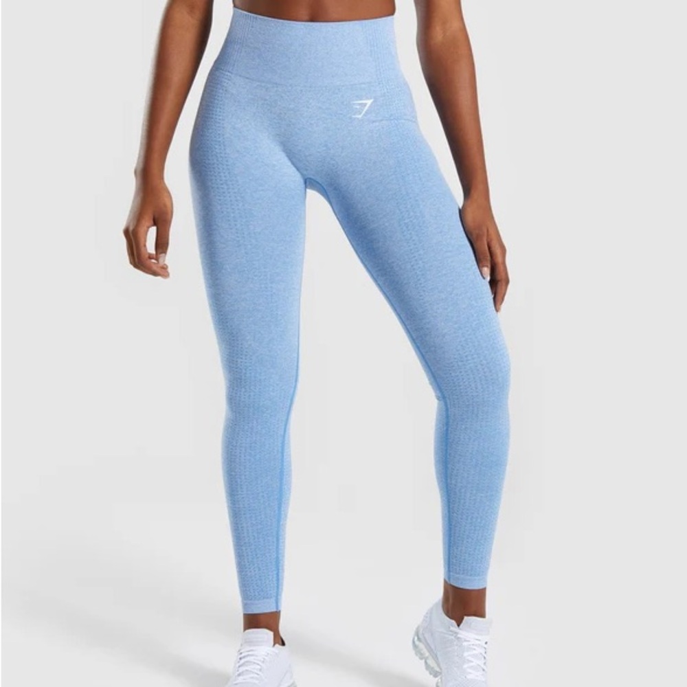 Gymshark Vital Seamless Leggings in Blue, Size M ✨